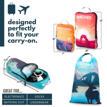 Compression Packing Cubes for Efficient Travel Organization