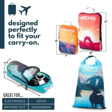 Compression Packing Cubes for Efficient Travel Organization