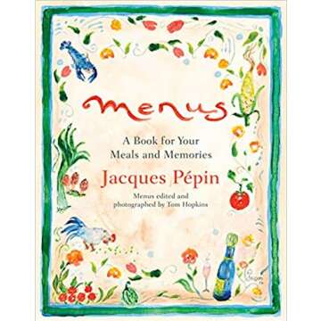 Menus Book for Meals and Memories