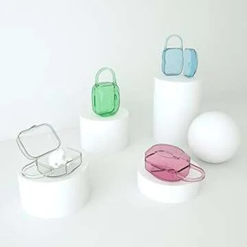 LANEYLI Pacifier Box Pacifier Shield Case Pacifier Clip Holder - Pack of 2