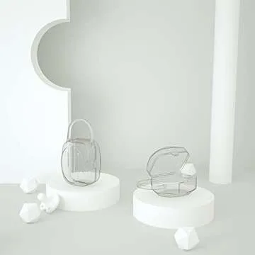 LANEYLI Pacifier Box Pacifier Shield Case Pacifier Clip Holder - Pack of 2