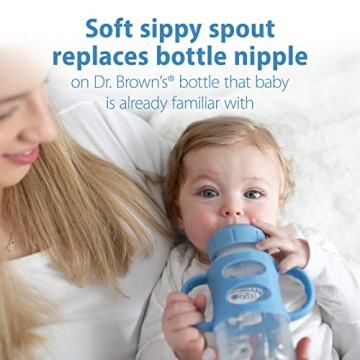 Dr. Brown's 9oz Silicone Sippy Spout Bottle for Toddlers