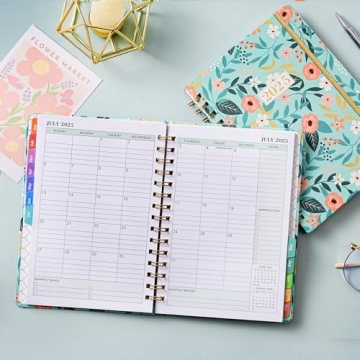 Stylish 2025 Planner with Weekly and Monthly Organization