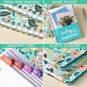 Stylish 2025 Planner with Weekly and Monthly Organization
