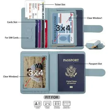 Melsbrinna RFID Passport Holder Secure Travel Solution