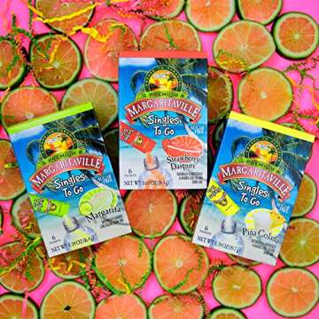 Margaritaville Singles To Go - Margarita Drink Mix in Packs