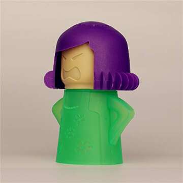 Asltw Angry Mama Microwave Oven Cleaner, Fast Action Steam Kitchen Gadget, Just Add Vinegar and Wate...