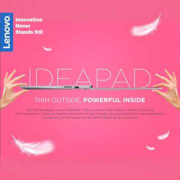 Lenovo IdeaPad Laptop, 15.6" FHD Display, AMD Ryzen 5 5500U (Beats i7-1185G7), Long Battery Life, USB-C, Webcam, HDMI, Wi-Fi 6, Bluetooth, w/WOWPC Bundle, Windows 11 (40GB RAM | 2TB PCIe SSD)