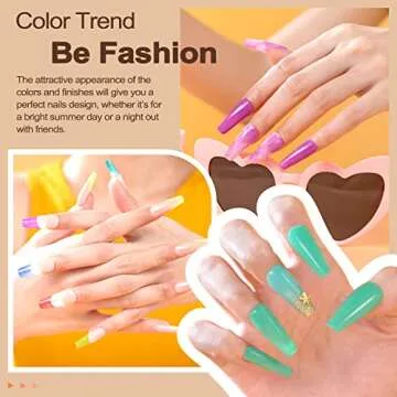 Lavender Violets Gel Nail Polish Set for Vibrant Manicures