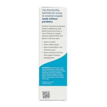 Fairhaven Health BabyDance Fertility Lubricant | for Women and Men Trying to get Pregnant | Water Ba...