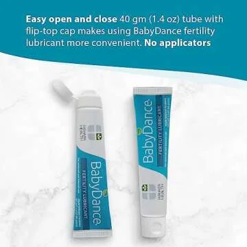 Fairhaven Health BabyDance Fertility Lubricant | for Women and Men Trying to get Pregnant | Water Based Personal Lube | Made Without Parabens | 40 Grams