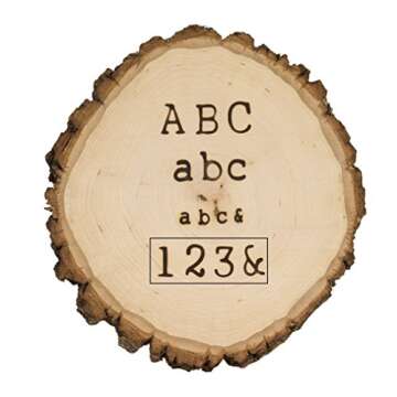 Walnut Hollow Hotstamps Set for Personalization on Wood and Leather