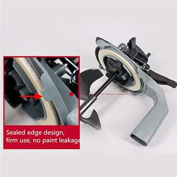 Paint Mixing Mate Lid，Universal Drip Free Car Paint Dispenser，paint can lid with pour spout，wi...