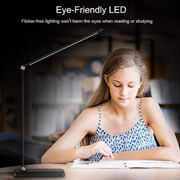 AFROG LED Desk Lamp with USB Charging 5 Modes Eye-Caring