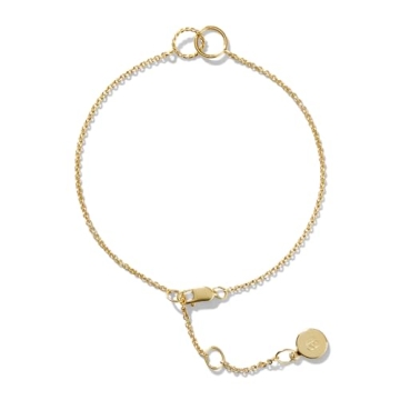 Dainty Interlocking Circles Bracelet - Elegant Gold Jewelry