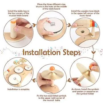 Kids Drum Set for Toddlers - Creative Musical Fun