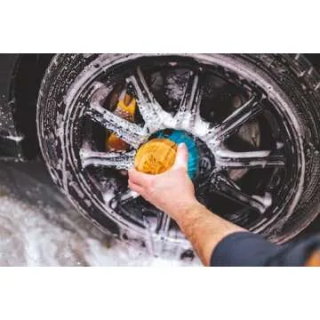 The Rag Company - Ultra Utility Brush - Car Wash Brush - Soft Nylon Bristles Perfect as an Interior, Wheel, or Tire Rim Cleaner - Sturdy and Effective Grip for All Detailing Purposes