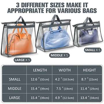 Organize Your Handbags with Shappy 15 Purse Dust Bags