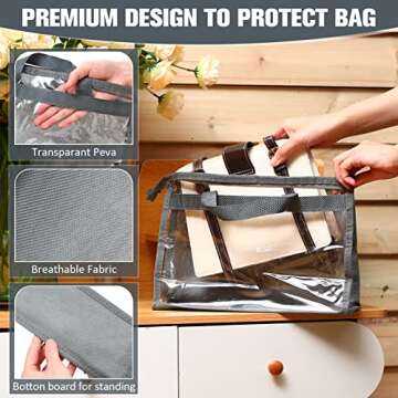 Organize Your Handbags with Shappy 15 Purse Dust Bags
