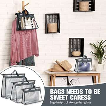 Organize Your Handbags with Shappy 15 Purse Dust Bags