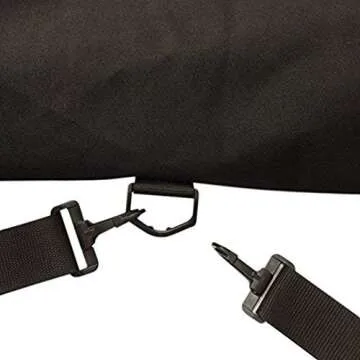 Jeep Child Car Seat Travel Bag with Wheels and Backpack Straps, Convenient Car Seat Cover for Airport Travel, Infant Carrier and Baby Carrier Travel Bag, Infant and Baby Gate Check Bag, Black