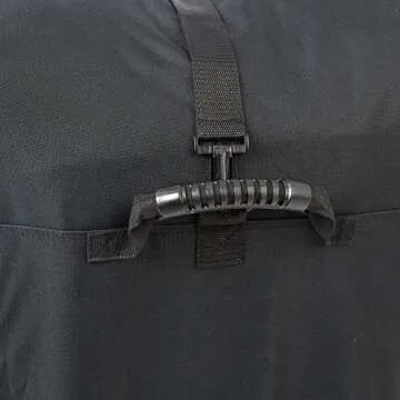 Jeep Child Car Seat Travel Bag with Wheels and Backpack Straps, Convenient Car Seat Cover for Airport Travel, Infant Carrier and Baby Carrier Travel Bag, Infant and Baby Gate Check Bag, Black