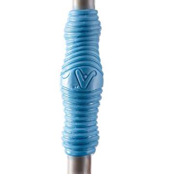 HealthSmart Vivi uGrips Ergonomic Universal Handle Grips for Home, Kitchen, Sporting Equipment, Garden and the Outdoors, Comfortable and Versatile, 3 Grips, Blue, Green, Gray