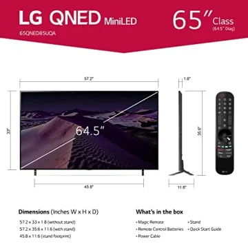LG QNED85 Series 65-Inch Mini-LED Smart TV - Stunning Home Cinema