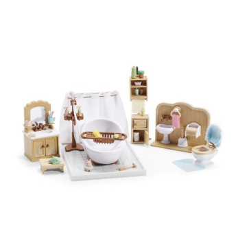 Calico Critters Deluxe Bathroom Set with 30 Accessories