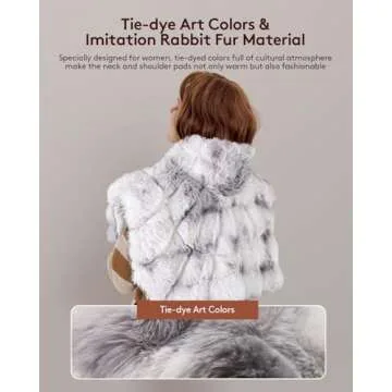 Nalax Heating Pad for Neck and Shoulders, Weighted Heating Pad, Tie Dye Colors and Soft Plush Fabric, 6 Heat Settings with Memory Function, 2 Hours Auto Shut Of, Pain Relief, Present Choice (24"x 20")