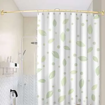 TOPROD Double Sided Shower Curtain Hooks Set of 12