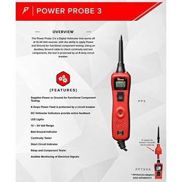 Power Probe III Circuit Tester - Versatile Automotive Diagnostic Tool