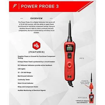 Power Probe III Circuit Tester - Versatile Automotive Diagnostic Tool