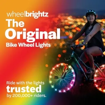 Brightz WheelBrightz RGB LED Bike Lights for Night Riding