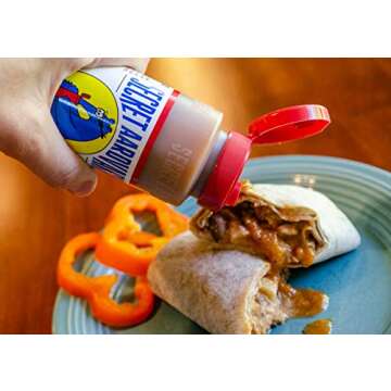 Secret Aardvark Habanero Hot Sauce - Habanero Peppers & Roasted Tomatoes, Medium Spiced Hot Sauce, BBQ Sauce, Non-GMO, Low Sugar, Low Carb, Hot Sauce & Marinade - 8 fl oz 1 Pack