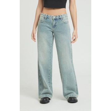 PacSun Baggy Jeans - Casey Medium Indigo Tint for Women