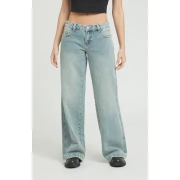 PacSun Baggy Jeans - Casey Medium Indigo Tint for Women
