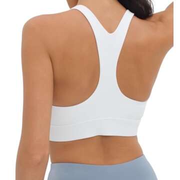 Foucome Nursing Bras for Breastfeeding Racerback Sports Bra for Active Moms