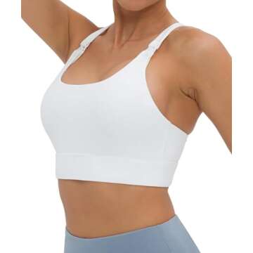 Foucome Nursing Sports Bra - Comfort & Style for Moms