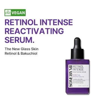 SOME BY MI Beta-Panthenol Repair Cream + Retinol Intense Reactivating Serum - 1.69Oz+1.01Oz - Rebuilding Skin Barrier Panthenol - Mild Korean 0.1% Retinol Serum for Glass Skin - Korean Skin Care