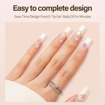 Vansiho French Gel Nail Tips for Easy DIY Nails