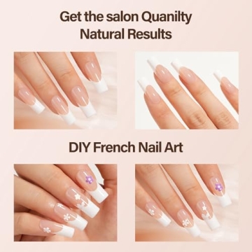 Vansiho French Gel Nail Tips for Easy DIY Nails