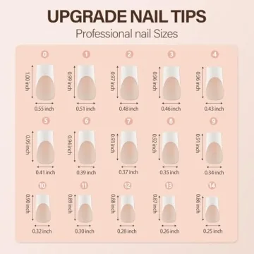 Vansiho French Gel Nail Tips for Easy DIY Nails