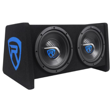 Rockville RV8.2A 800W Dual 8" Car Subwoofer & Mono Amp Kit - Black