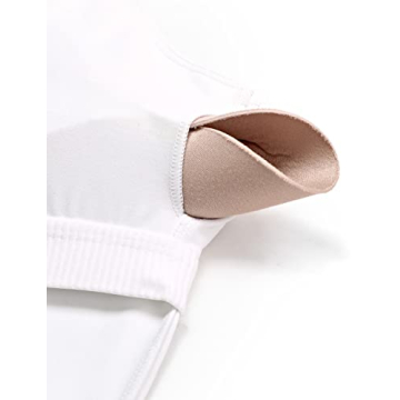 CRZ YOGA Butterluxe High Neck Longline Sports Bra – U Back Padded Crop Top