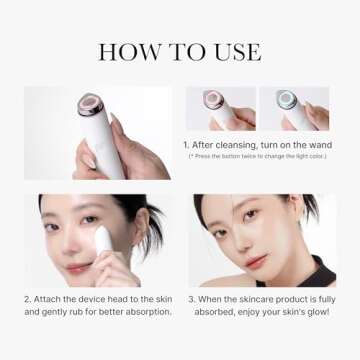 medicube Mini Booster Pro Pink | Affordable At-Home Facial Skin Care Tool for Beginners - Portable Glow Booster for Glass Skin, Boosting Skin Care Absorption, Skin care for teens, Korean Skin Care