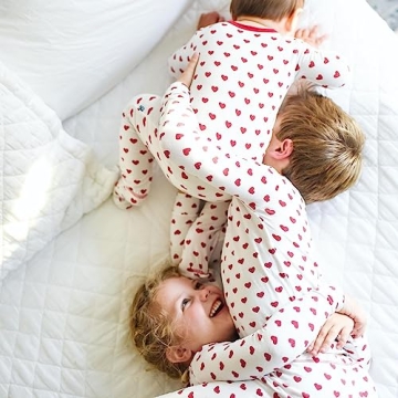 KicKee Hearts Pajama Set for Children - Soft & Snug