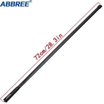 Tactical 72CM/28.3" ABBREE Radio Antenna for GMRS & Ham