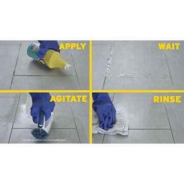 Zep Grout Cleaner and Brightener - Deep Cleaning Formula