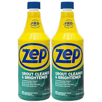 Zep Grout Cleaner and Brightener - Deep Cleaning Formula